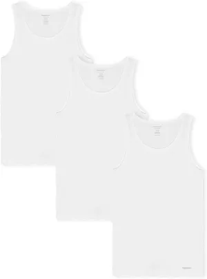 | Men's Undershirt Core Slim Fit Tank Top 3-Pack
