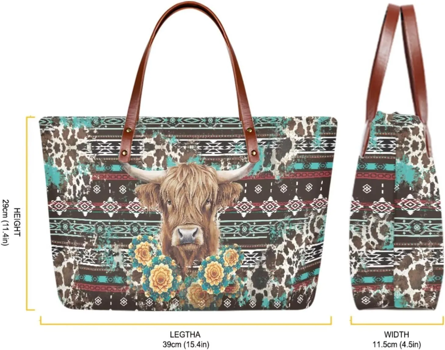 2 PCS Work Bag and Wallet Set for Women Portable Satchel Handbags Shoulder Bag with Money Organizers for Shopping