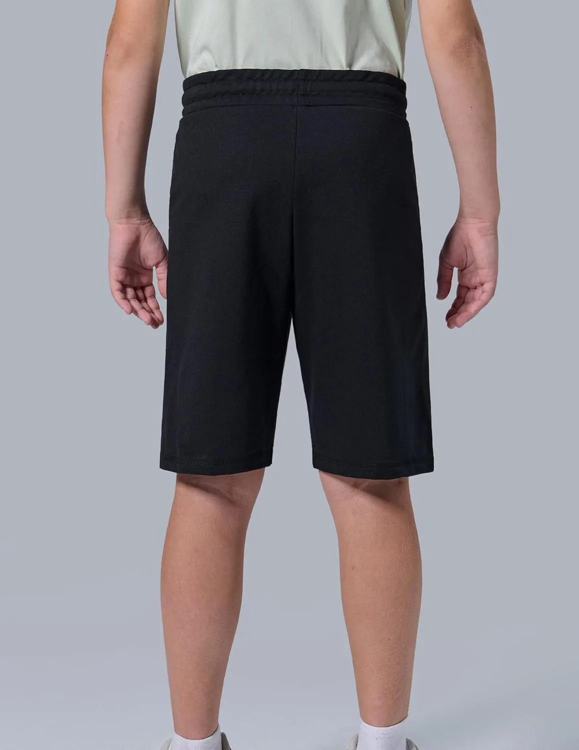 3 Pack Boys' Pull On Jogger Shorts Youth Kids Casual Terry Sweat Shorts with Pockets Drawstring