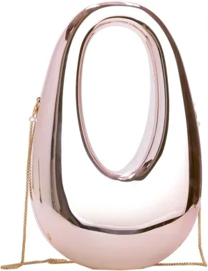 Acrylic Oval Box Crossbody Bag 2025 Women Clutch Bag Wristlet Handbag Top Handle Chain Party Purse