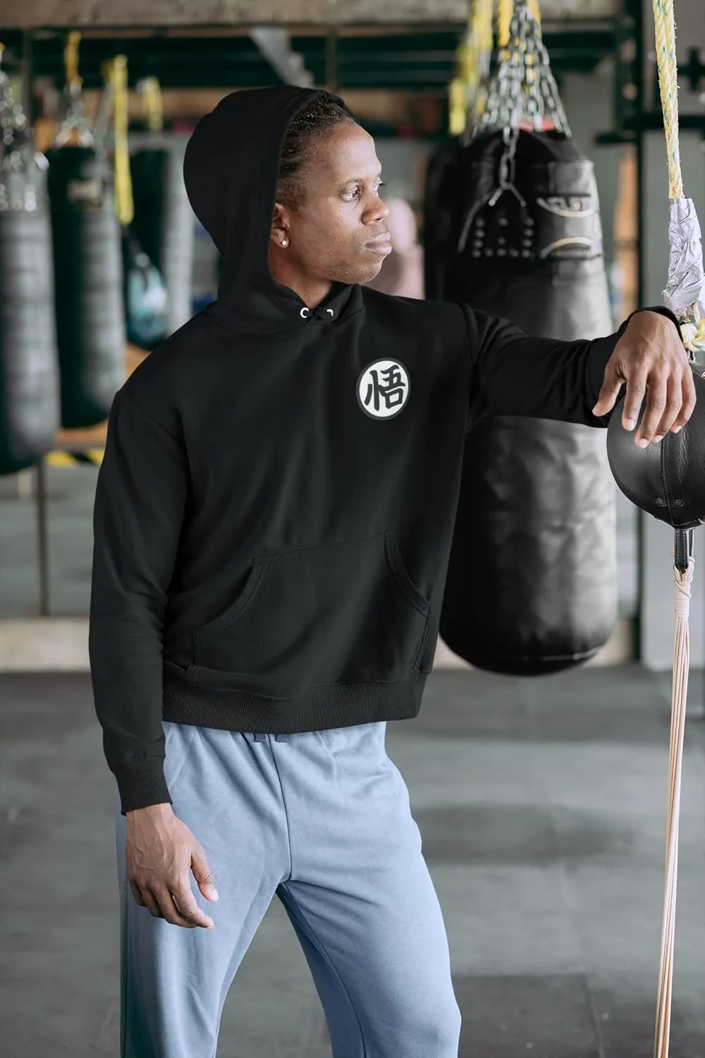 ALLNTRENDS Hoodie Training Symbol Hooded Sweatshirt 2024 Cool Graphic Top