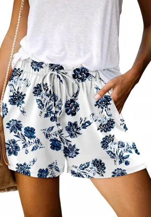 Angerella Womens Shorts with Pockets Summer Casual Shorts for Women Comfy Elastic Waist Lightweight Short Pants