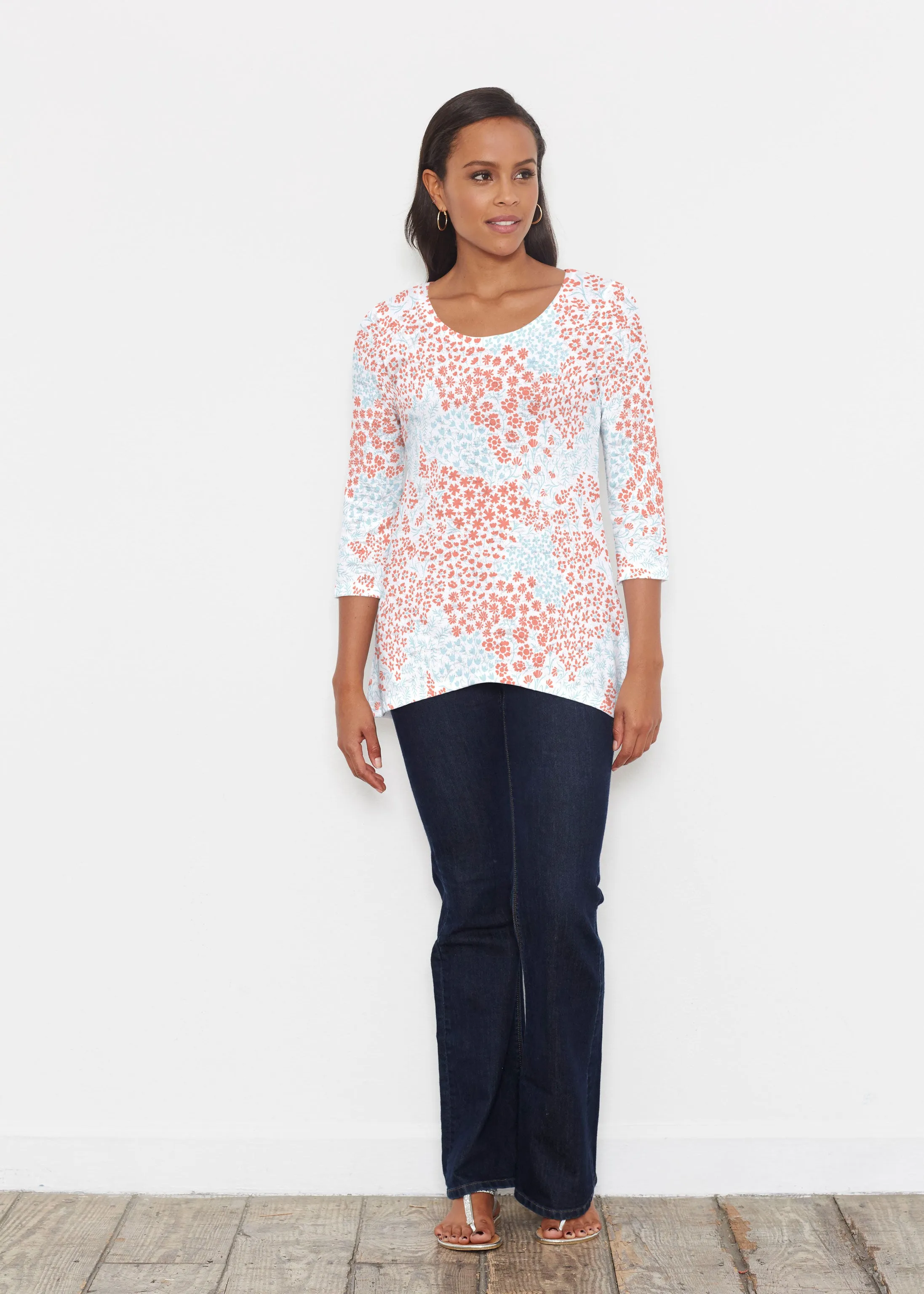 Annabelle (8040) ~ Katherine Hi-Lo Thermal Tunic