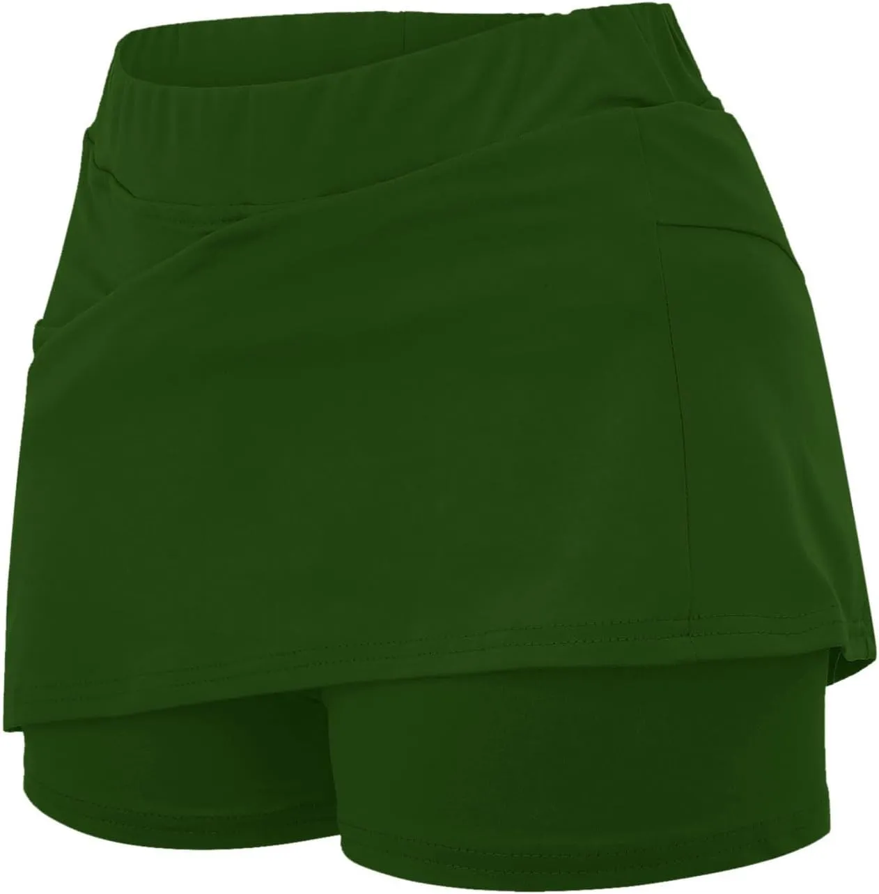 Athletic Skorts for Woman Tummy Control Tennis Elastic Hight Waist Skirt Casual Sport Plus Size Shorts with Pockets