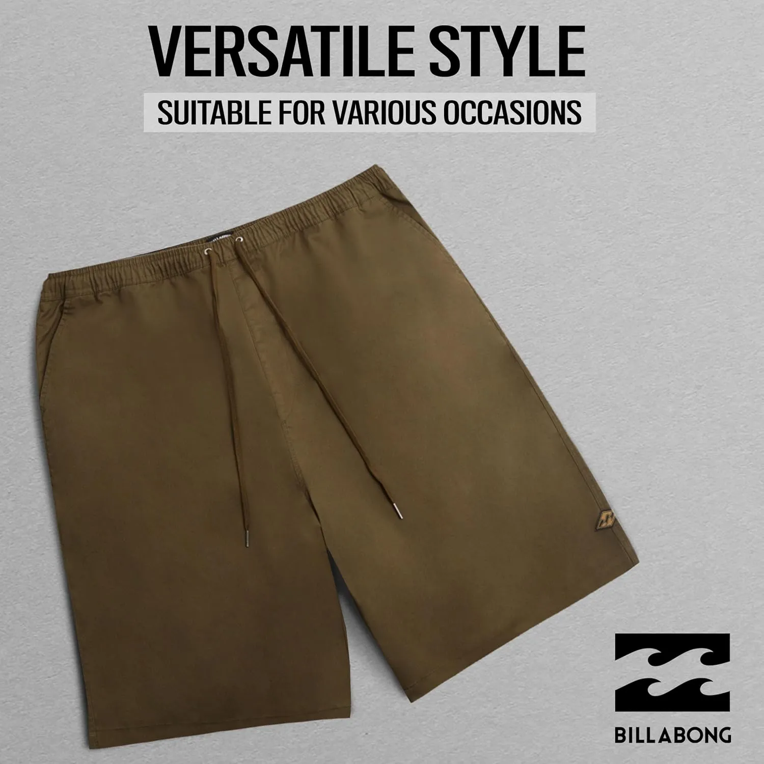 Billabong Big and Tall Shorts for Men  Casual Lounge Cotton Stretch Shorts, Loose Fit Baggy Oversized Shorts