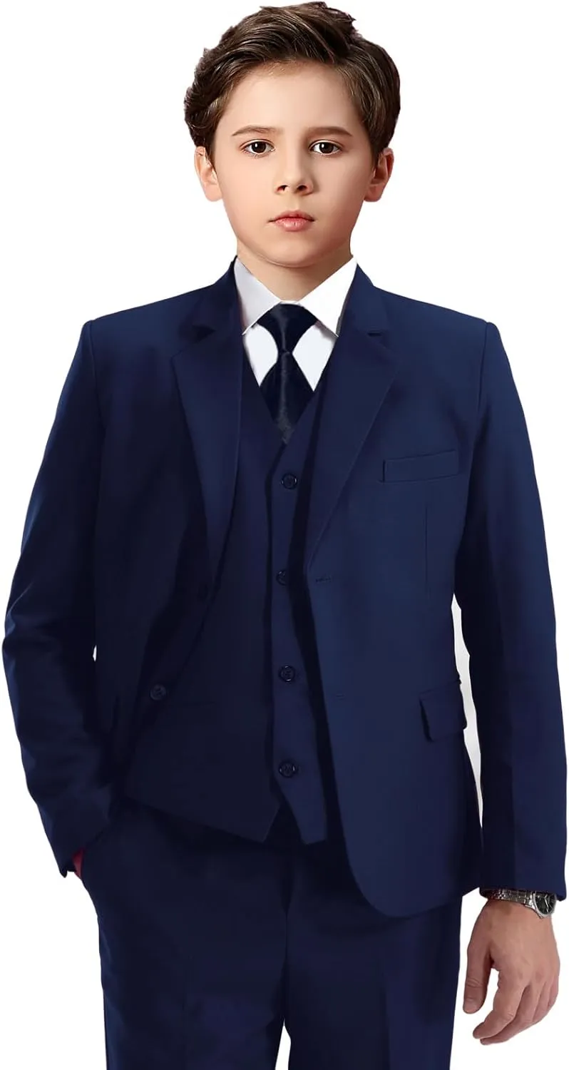 Boys Suits for Kids Formal Dress Suit Set Complete Outfit