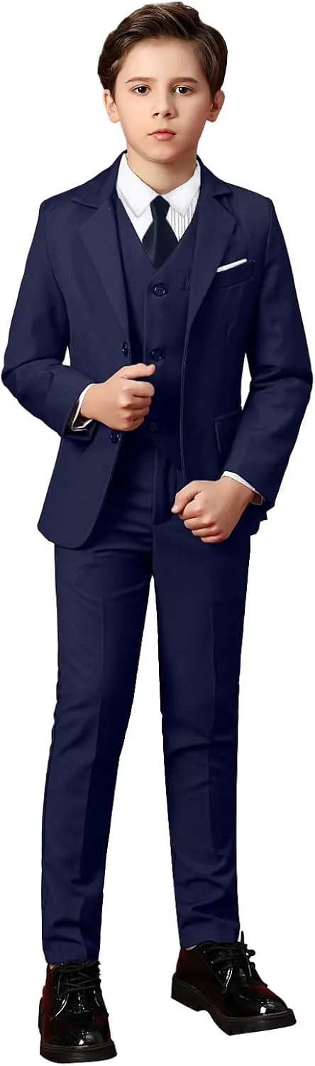 Boys Suits for Kids Formal Dress Suit Set Complete Outfit