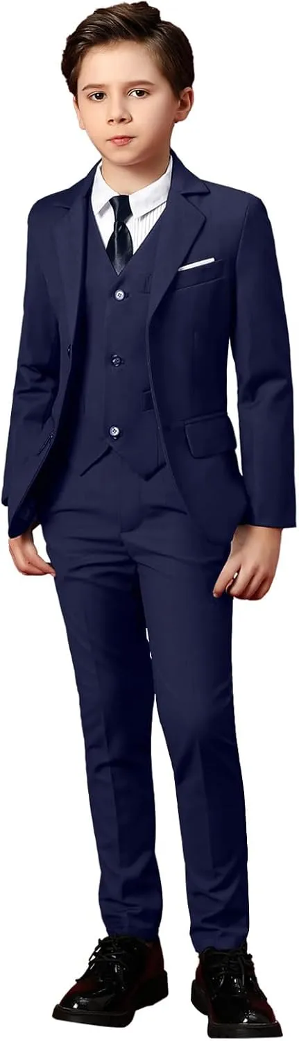Boys Suits for Kids Formal Dress Suit Set Complete Outfit