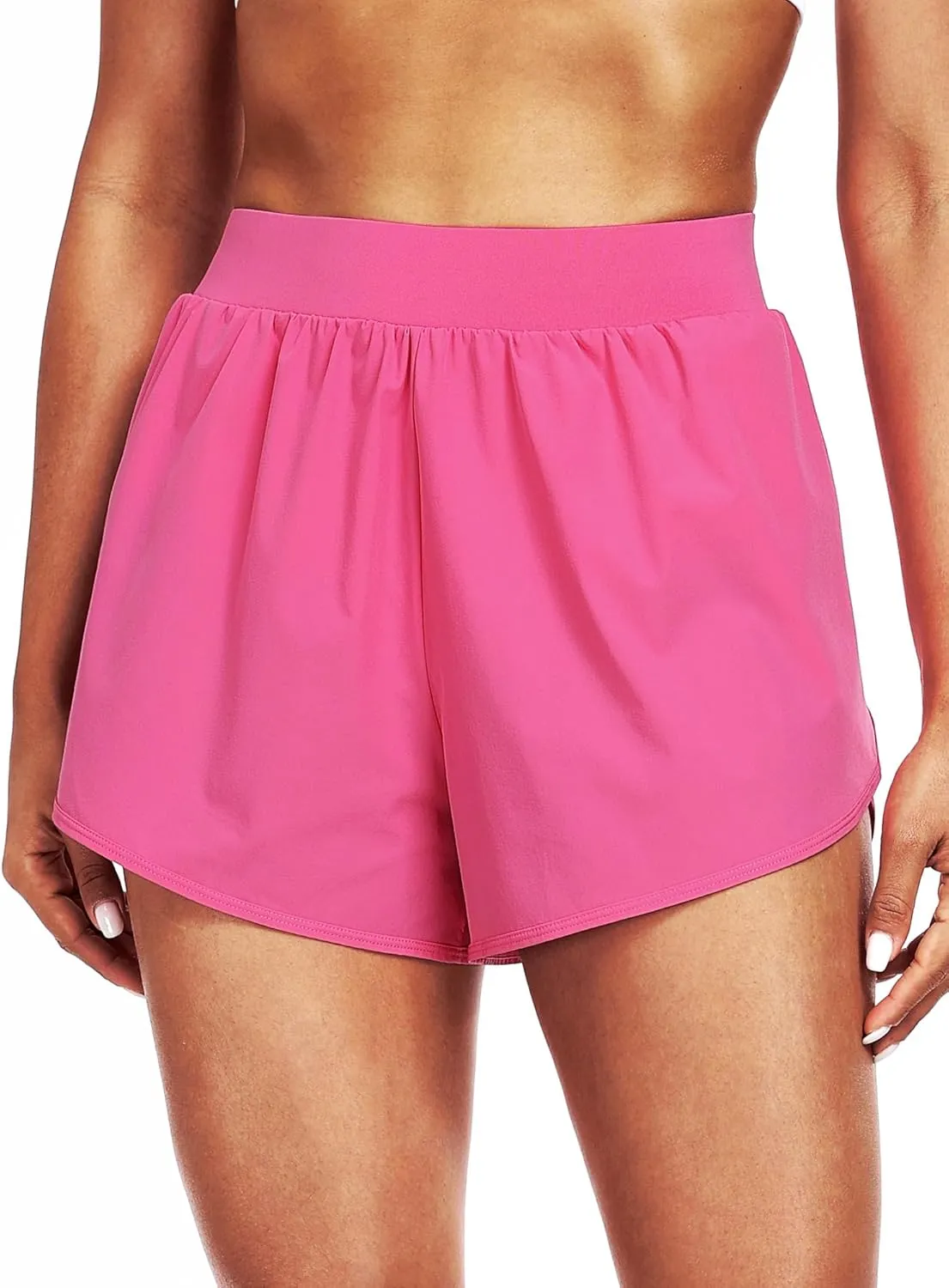CADMUS 2 in 1 Women's Workout Shorts Athletic Gym Running Shorts with Compression Liner Brief