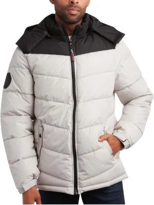 CANADA WEATHER GEAR Men's Winter Jacket  Heavyweight Puffer Jacket  Casual Coat for Men (M-XXL)