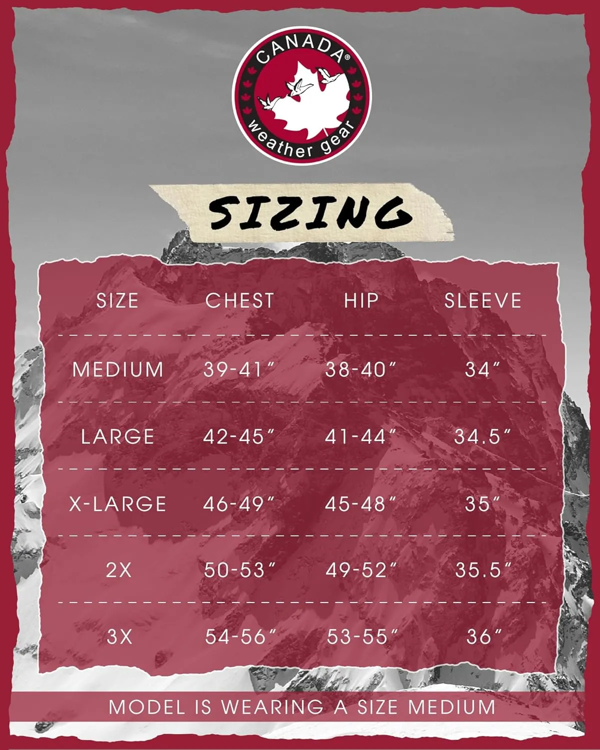 CANADA WEATHER GEAR Men's Winter Jacket  Heavyweight Puffer Jacket  Casual Coat for Men (M-XXL)