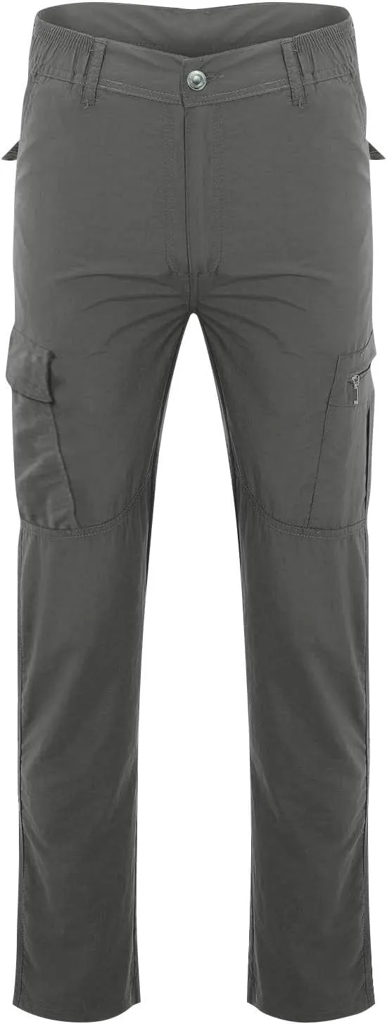 Cargo Pants for Men Waterproof Ripstop Flex Work Pants Tactic Hiking Stretch Outdoor Camo Trousers with Pockets