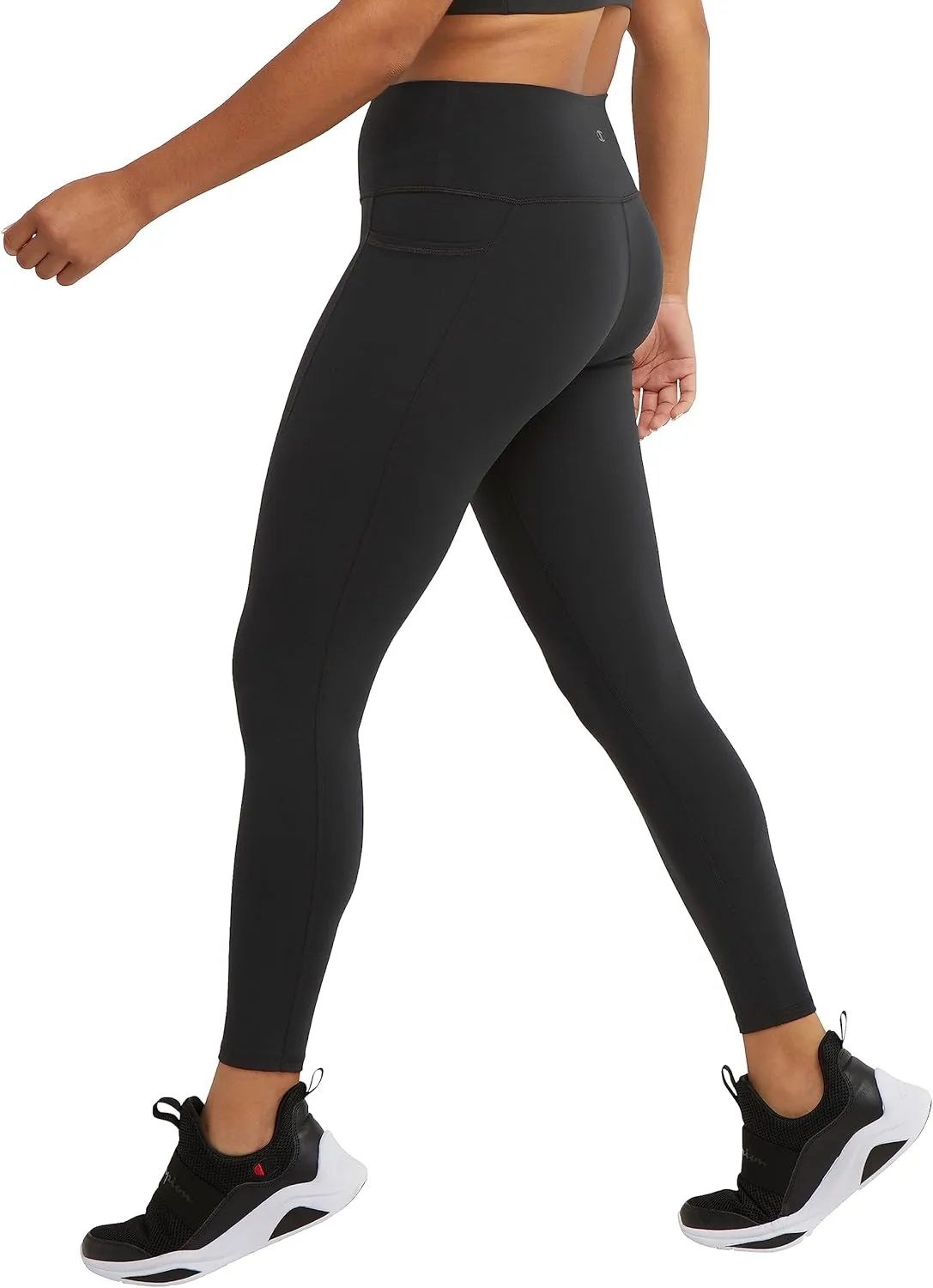 Champion Women's Period Leggings & Bike Shorts, Soft Touch, Shorts With Period Protection for Women, 7" & 25"