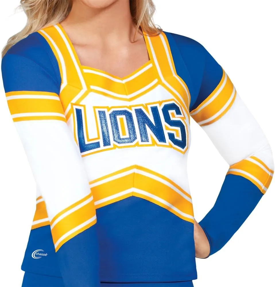 chass Girls' Blaze Shell Top - Adult Sized Cheerleading Uniform Shirt