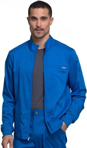 Cherokee Men Warm up Scrub Jacket with Zip Front WW320