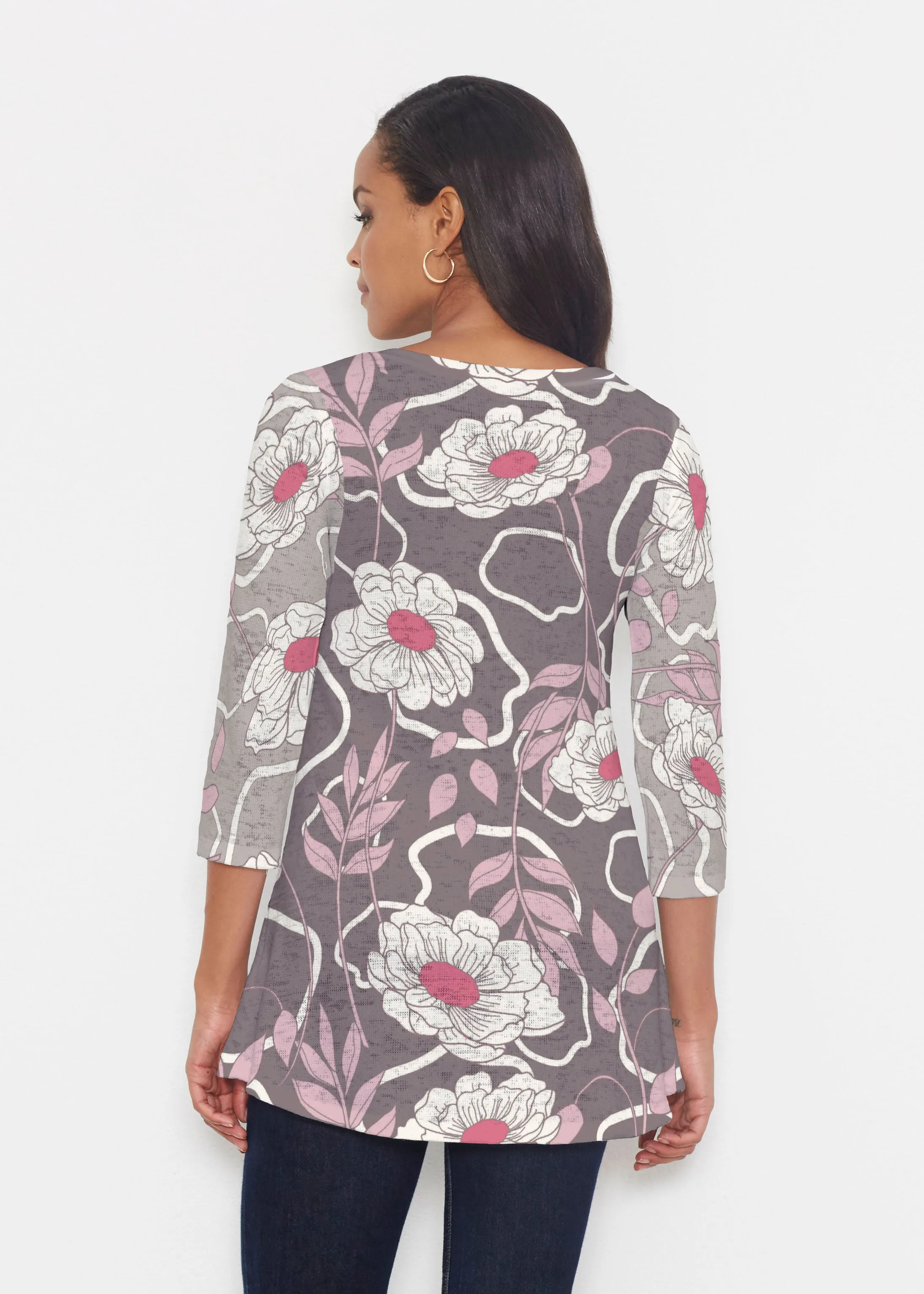 Clarisse (8125) ~ Katherine Hi-Lo Thermal Tunic