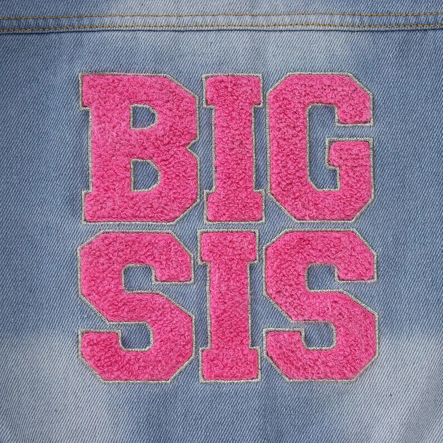 CM C&M WODRO Toddler Boys Girls Denim Jacket Big Brother Sister Embroidery Kids Jeans Jacket Top Button Down Coat Outerwear
