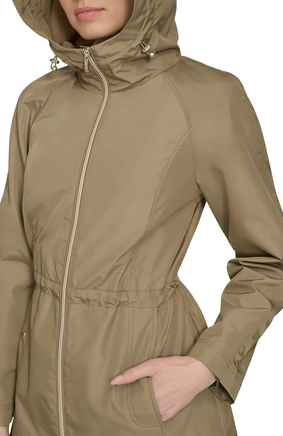 Cole Haan Women's Travel Packable Rain Jacket