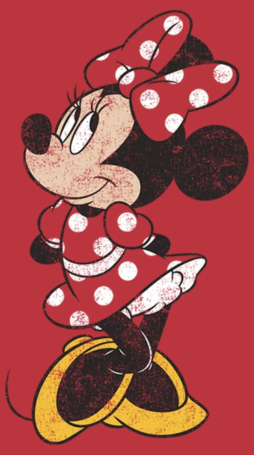 Disney Classic Mickey Modern Vintage Minnie Women's Racerback Tank Top