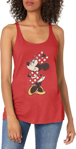 Disney Classic Mickey Modern Vintage Minnie Women's Racerback Tank Top