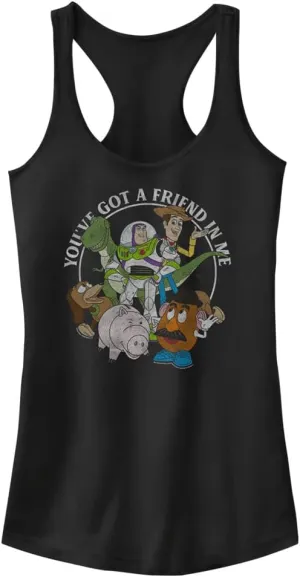 Disney Women's Toy Story Group Junior's Racerback Tank Top