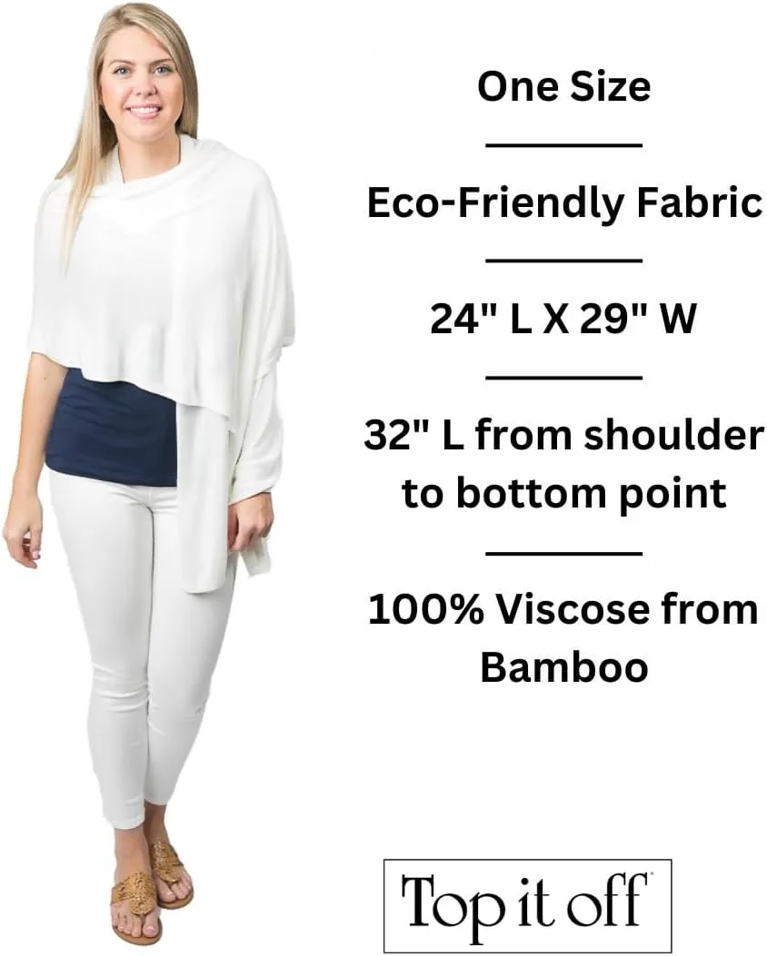 Elsa Poncho - Womens Fine Knit Luxury Topper - Layering Piece for Warmth