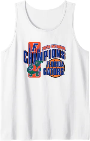 Florida Gators National Champs 2025 Men's Basketball Mascot Tank Top