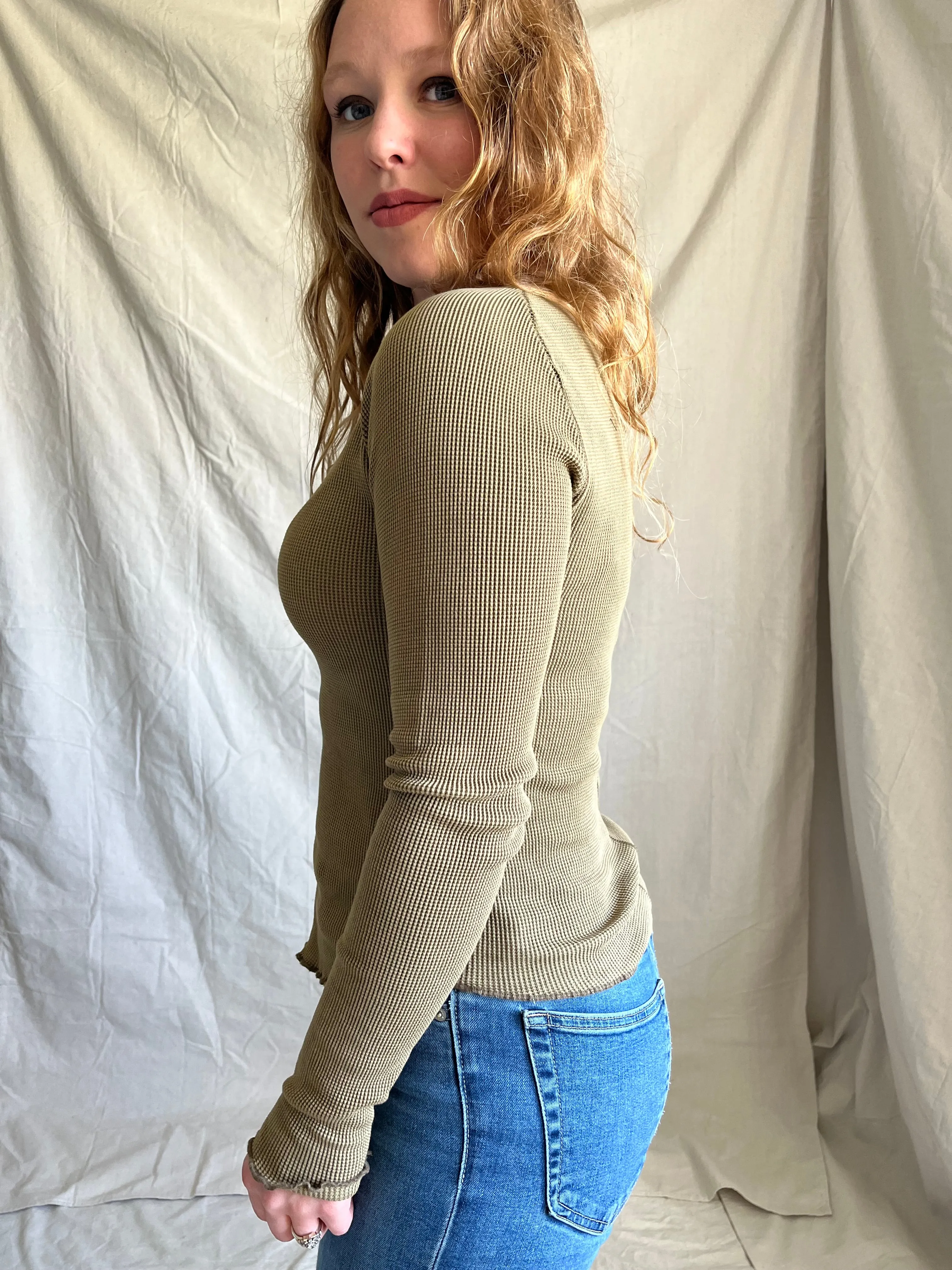 Free People Ryder Thermal [olive]