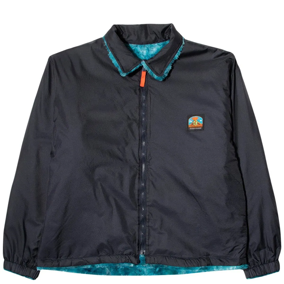 FULLY REVERSIBLE FRONT FUR SHIRT JACKET