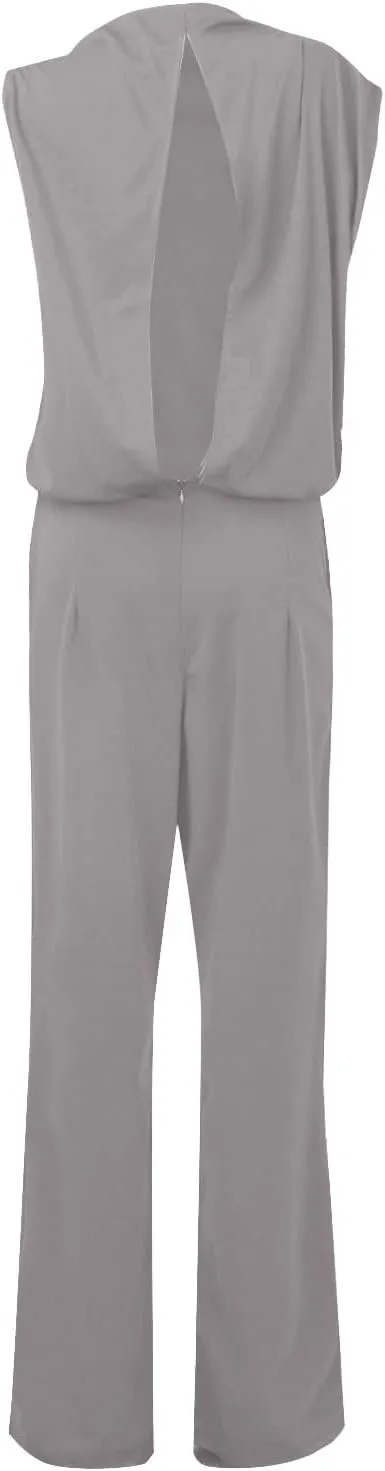 Gym Pants for Women,Women's Banquet Dress Jumpsuit Sexy Hanging Neck Women's Trousers Spring&Summer Clothing