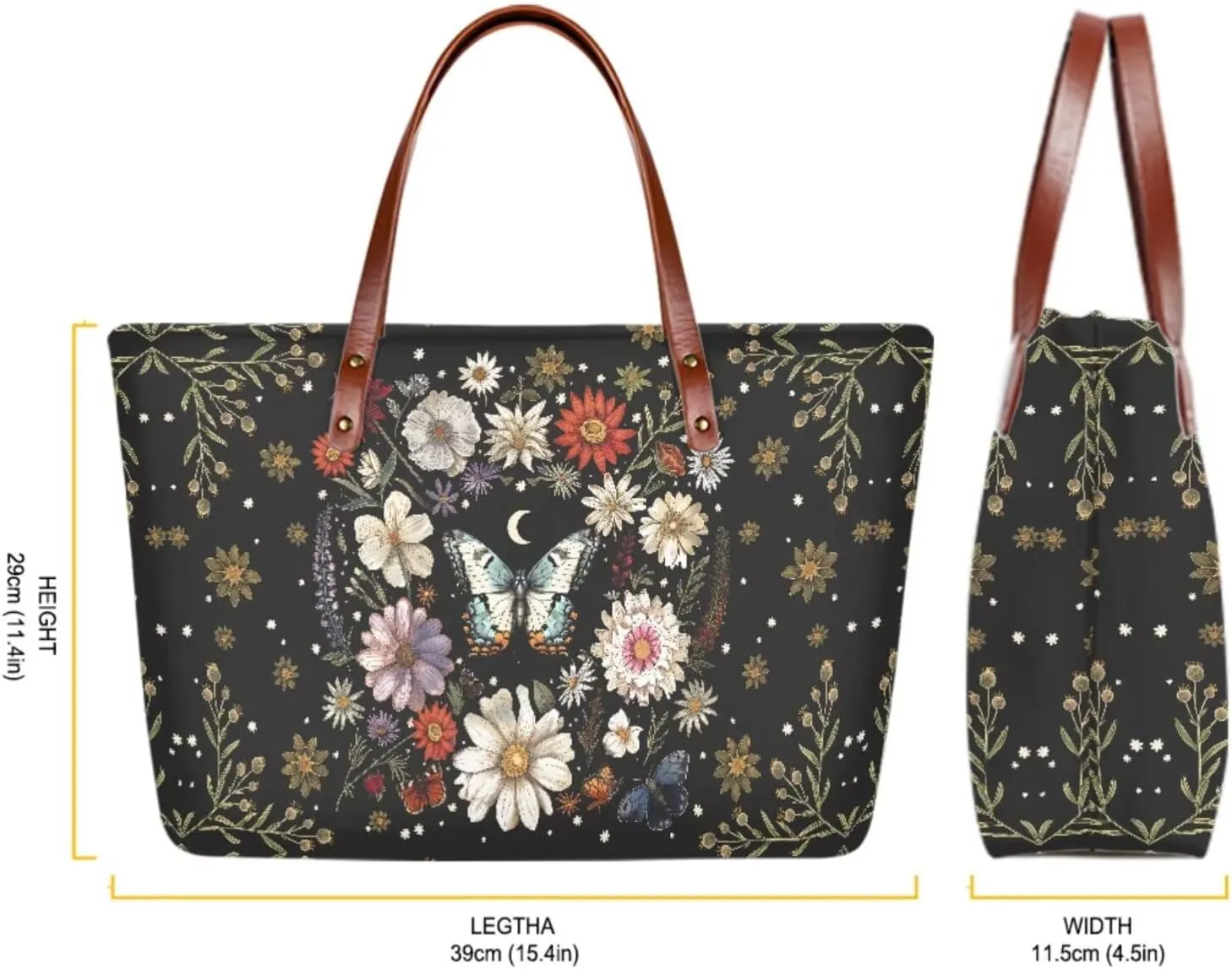 Handbag with Matching Wallet for Women Lightweight Top Handle Satchel Shoulder Bag with Purses for Shopping Work