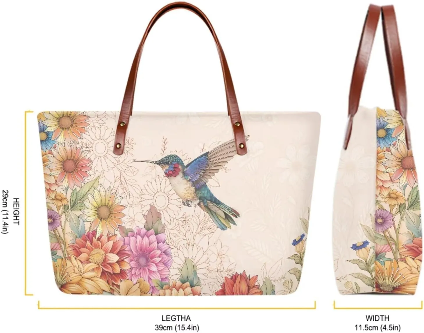 Handbag with Matching Wallet for Women Lightweight Top Handle Satchel Shoulder Bag with Purses for Shopping Work