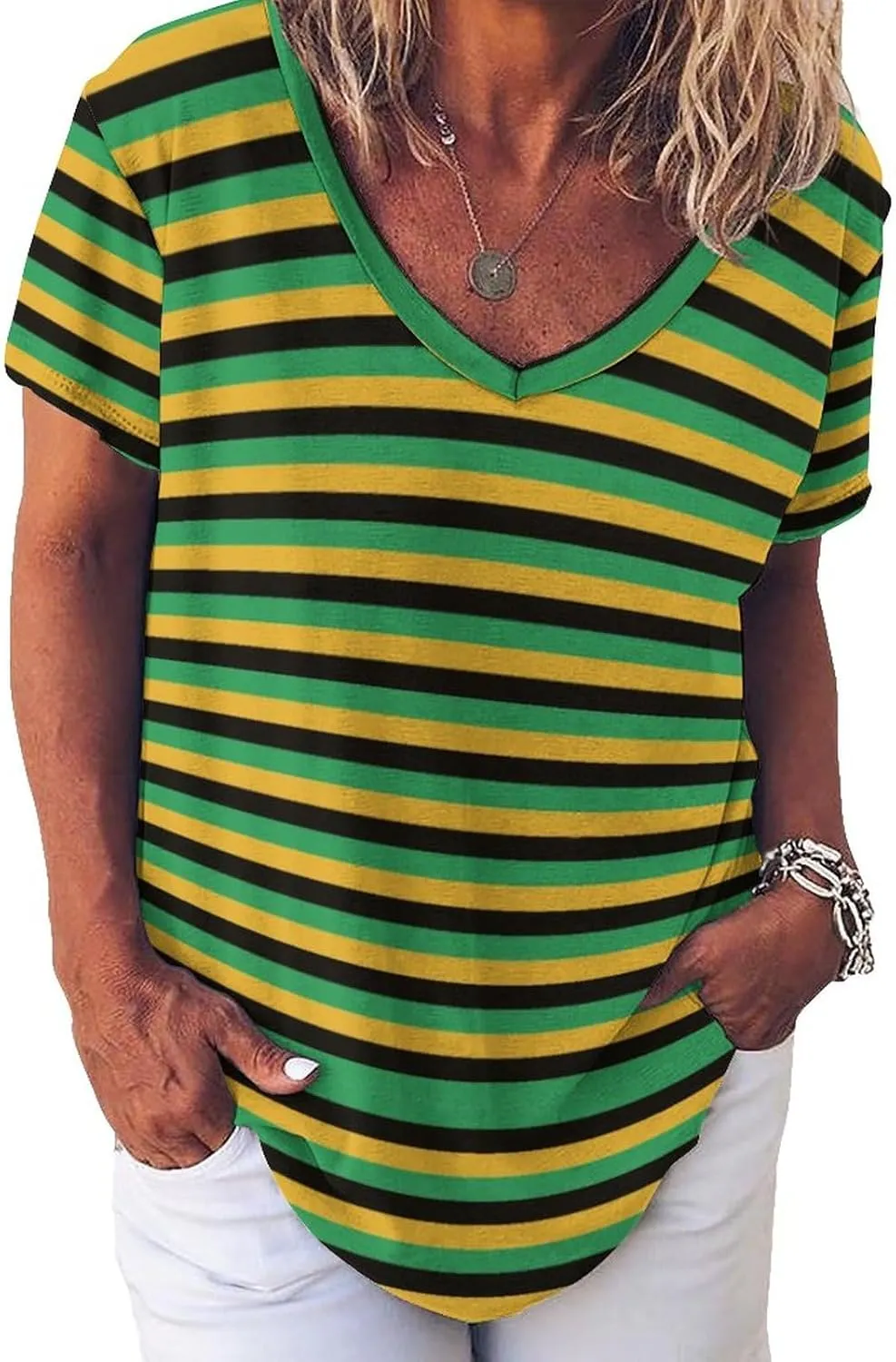 Jamaica Bodysuit for Womens Summer Autumn Winter Creativity Top
