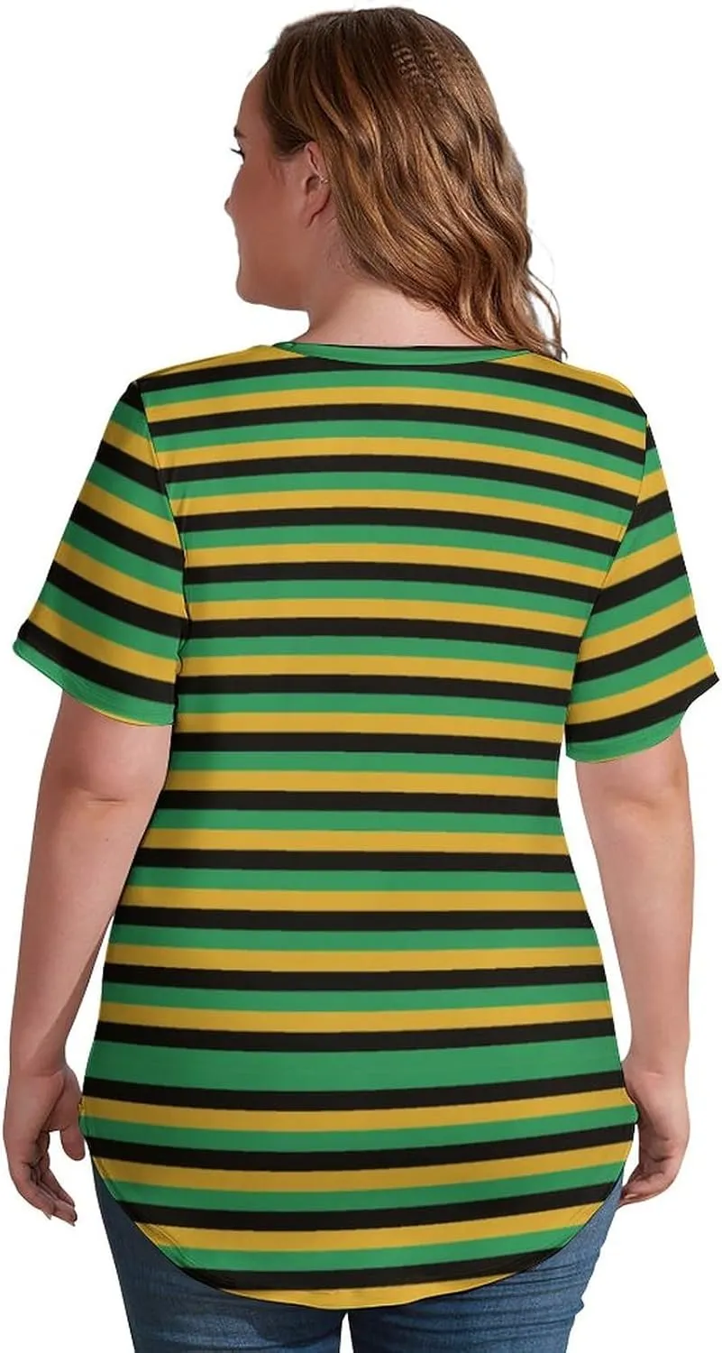 Jamaica Bodysuit for Womens Summer Autumn Winter Creativity Top