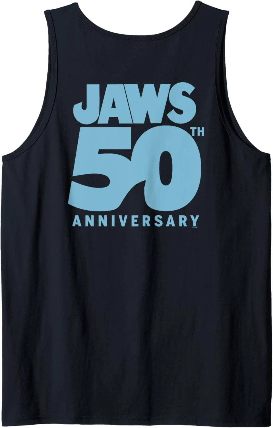 Jaws 50th Anniversary Poster Dark Water Front & Back Tank Top