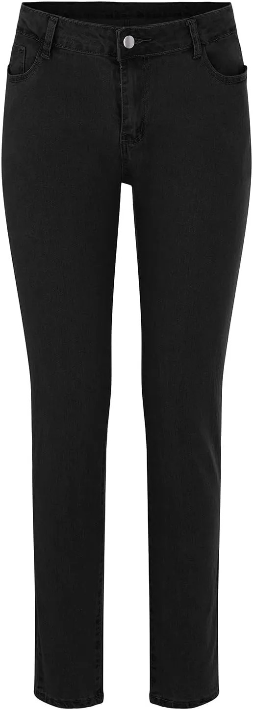 Jeans for Women Leggings Women High Waist Women Pants Slim Button High Sexy Pencil
