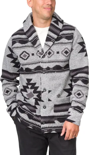 Junk Food - Mens Harper Long Sleeve Sweater Fleece Cardigan Top