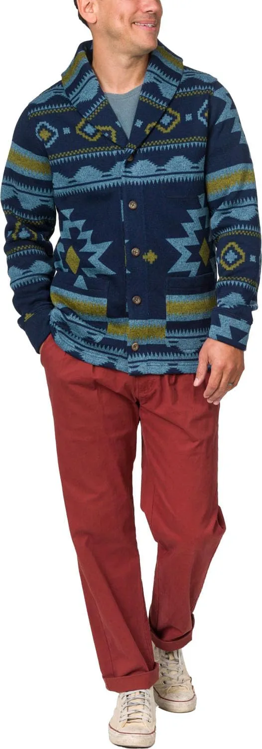 Junk Food - Mens Harper Long Sleeve Sweater Fleece Cardigan Top