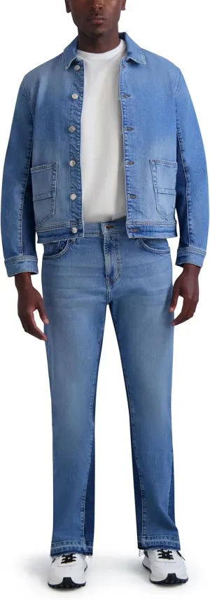 Karl Lagerfeld Paris Men's 2 Bottom Pockets Denim Jacket