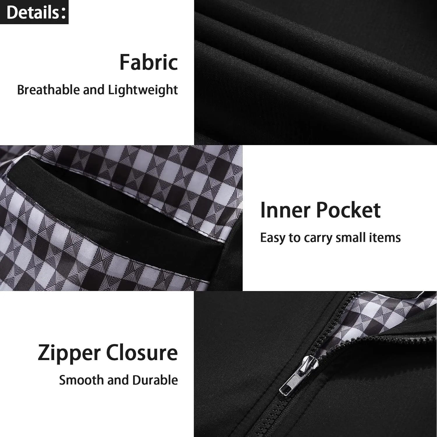 Lamgool Mens Lightweight Jackets Light Windbreaker Casual Flight Jackets Spring Fall Active Coat Outwear