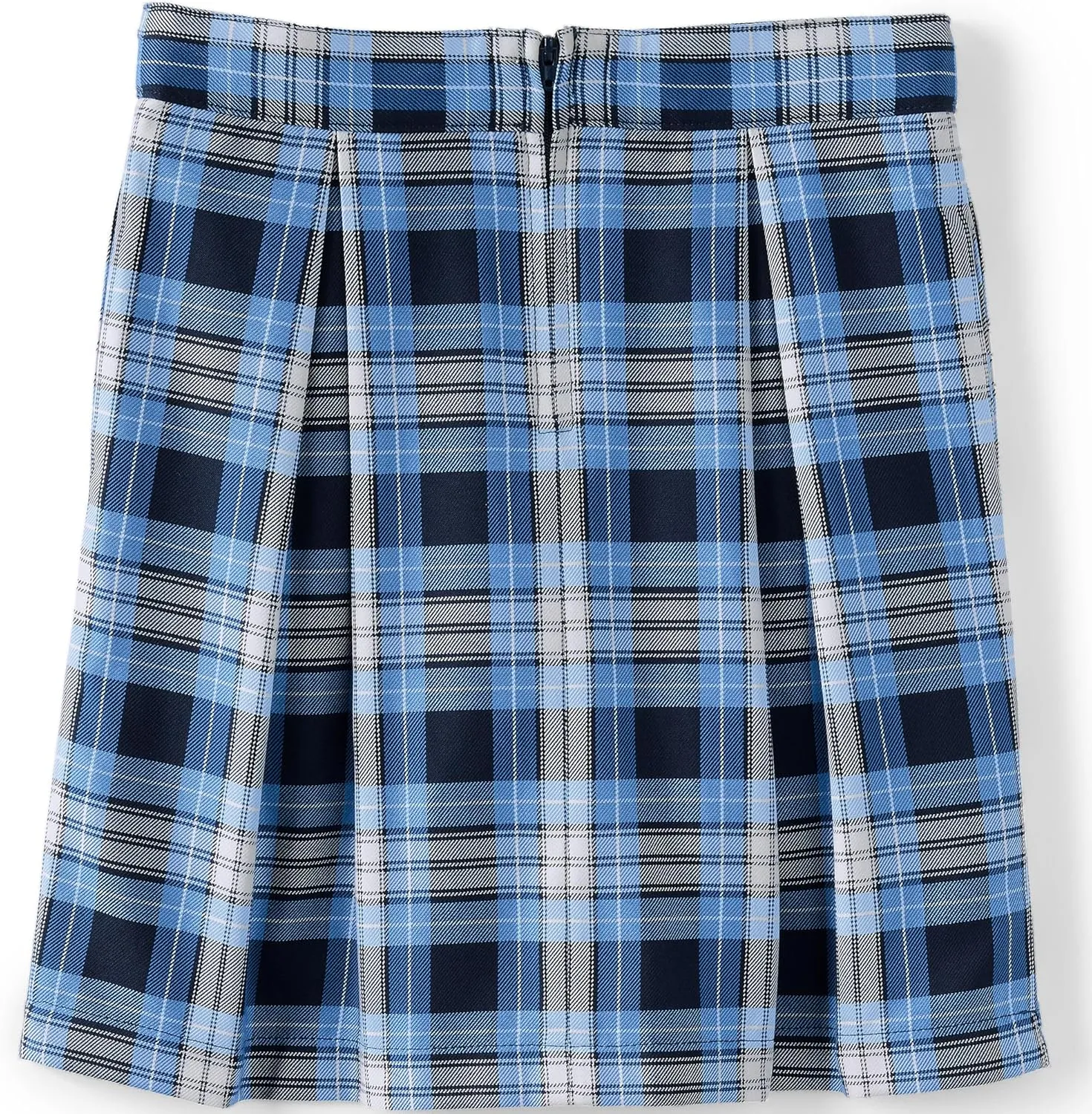 Lands' End School Uniform Girls Plaid Skort Top of Knee
