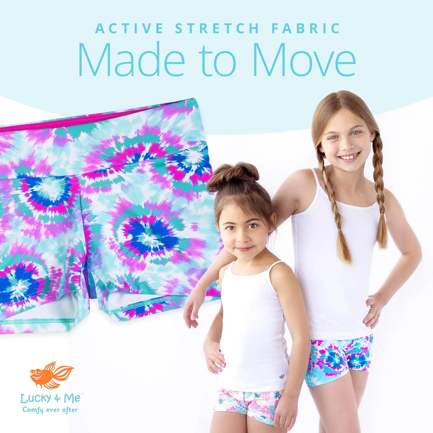 Layla Girls Dance Shorts, Gymnastics & Dancewear