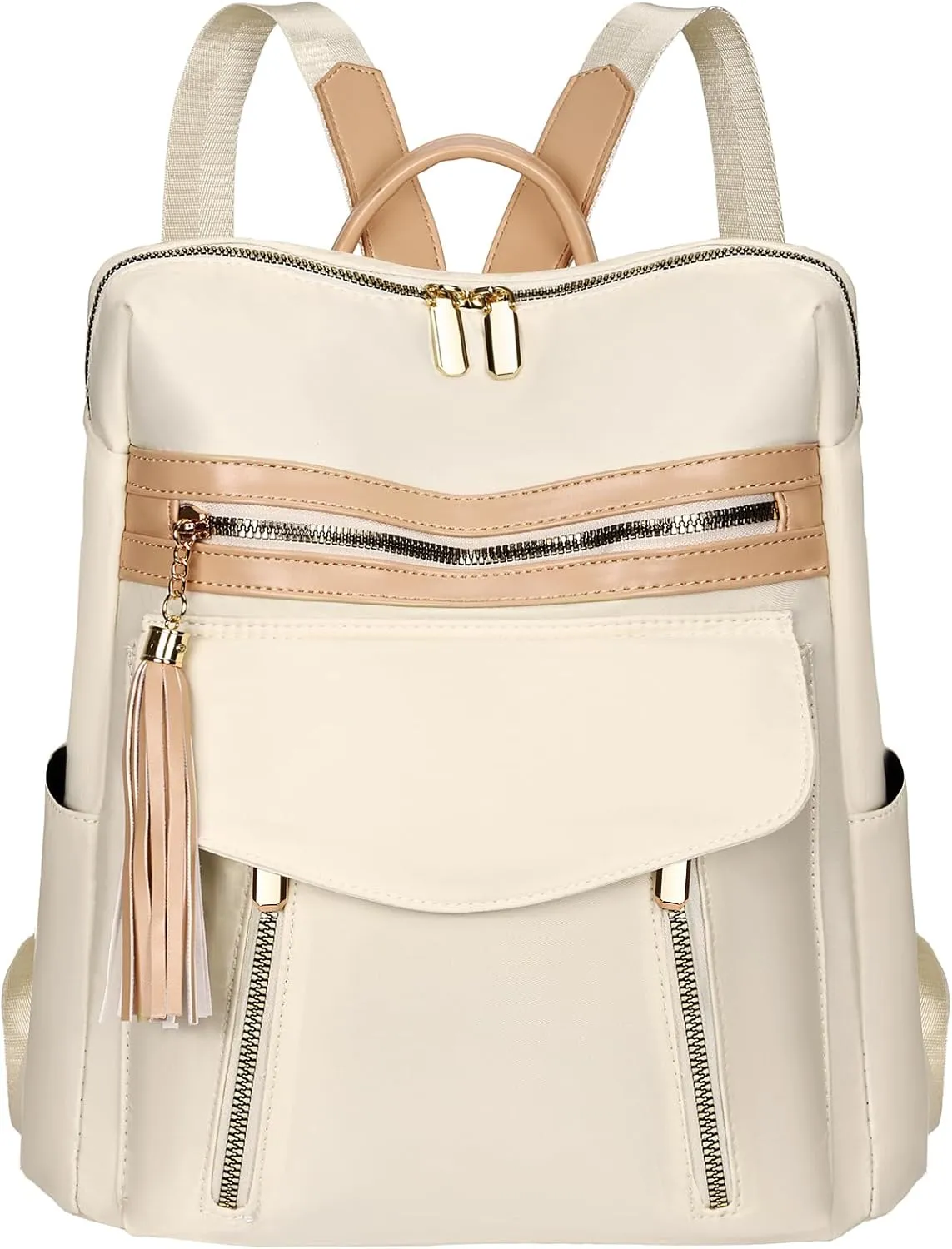 Leathario Backpack Purse for Women, Small Backpack 13-Inch Laptop Backpack for Work Travel Nylon Casual Daypack Work Daily Everyday