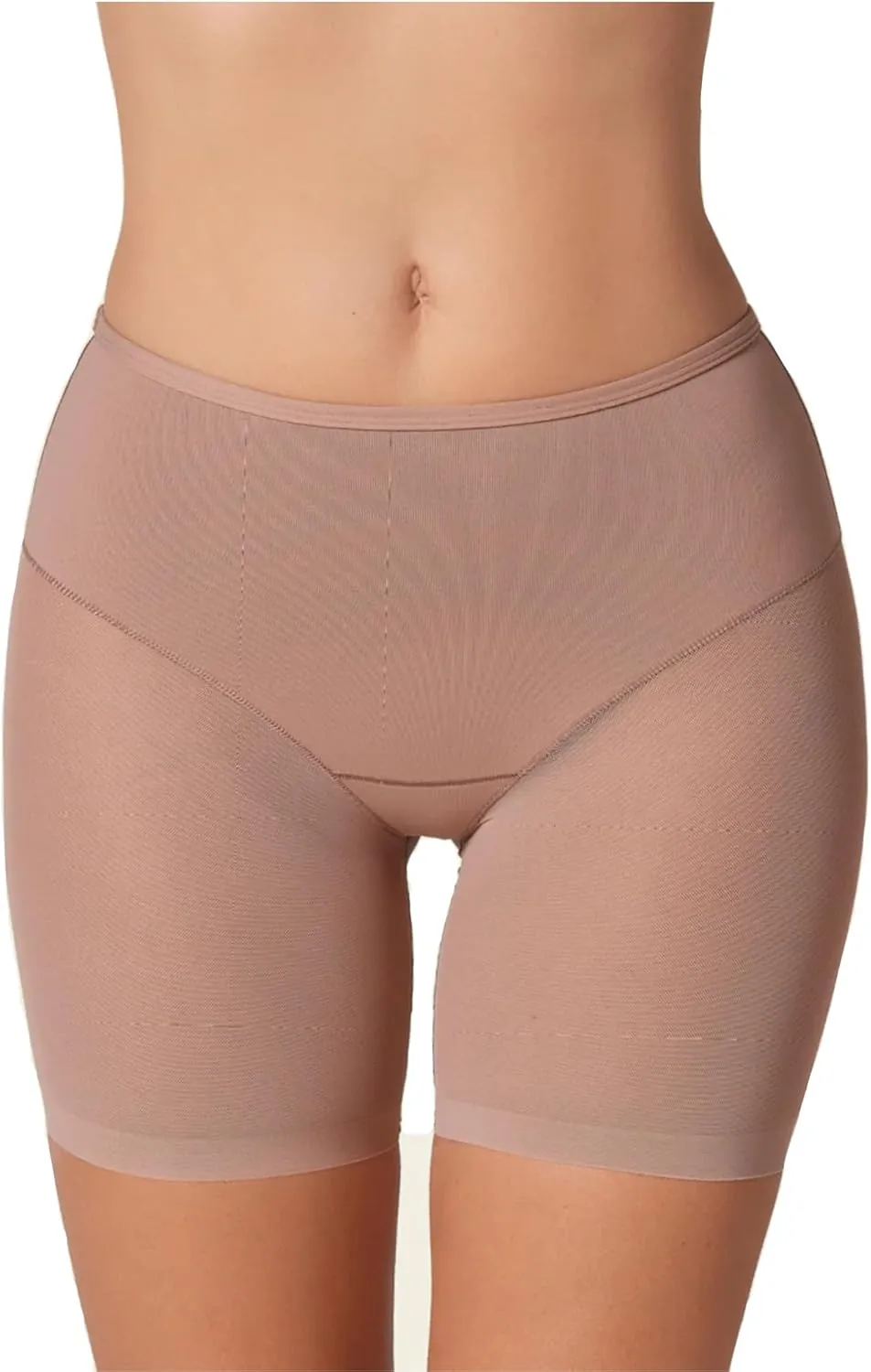 Leonisa Undetectable Sheer Shaper Shorts for Women  Seamless Shapewear Shorts with Anti-Chafing & Butt-Lift Effect