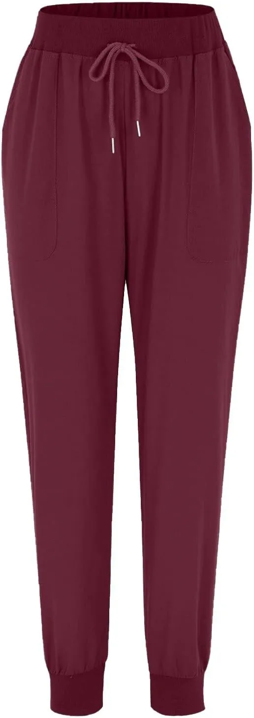 Linen Palazzo Pants for Women Casual High Waist Lightweight Summer Palazzo Trouser with Pockets Ladies Wide Leg Pants