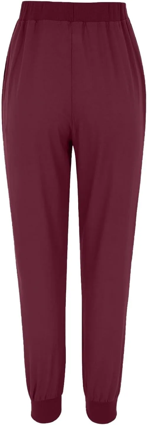 Linen Palazzo Pants for Women Casual High Waist Lightweight Summer Palazzo Trouser with Pockets Ladies Wide Leg Pants