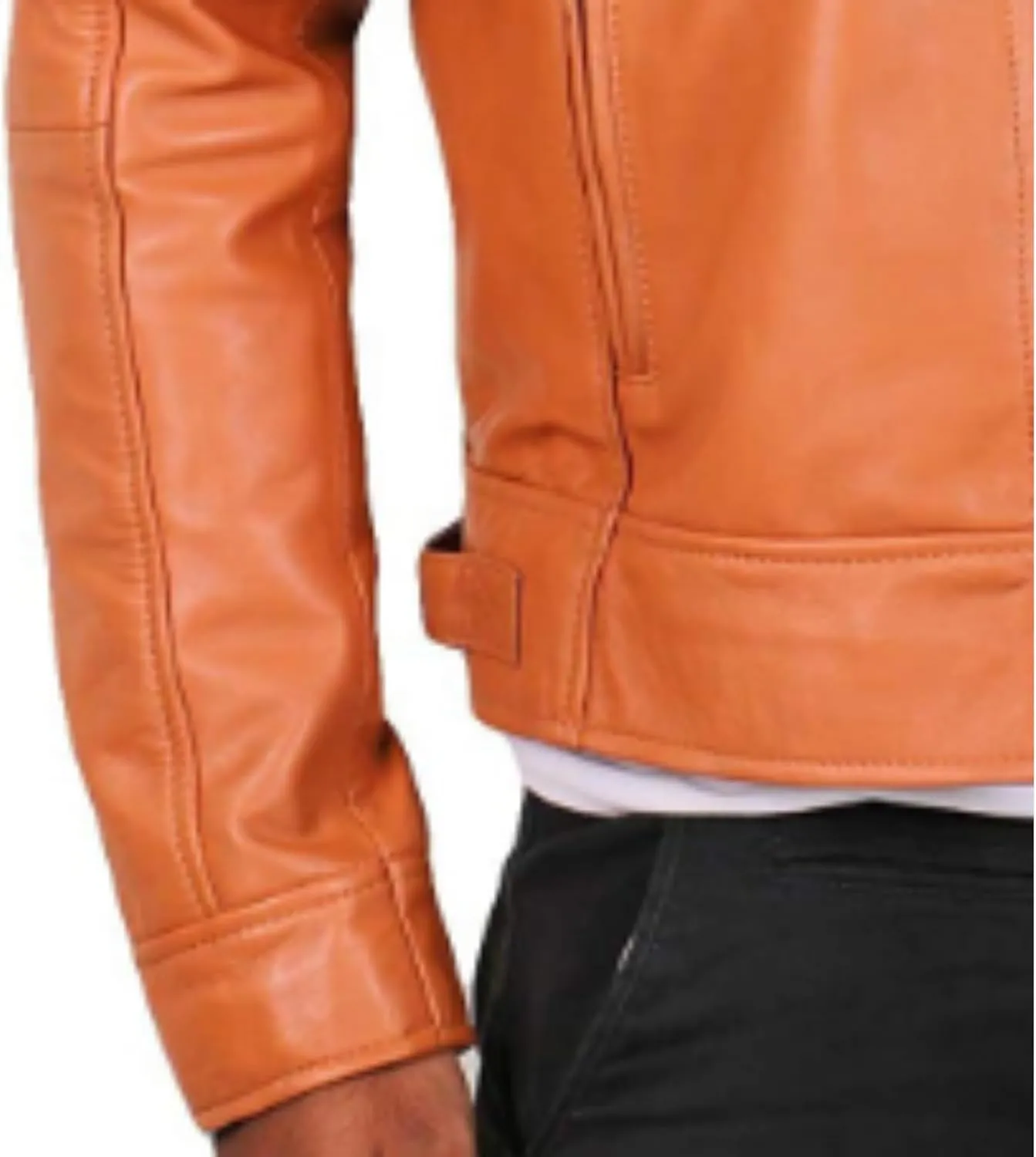 Male Cafe Racer Style PU Jacket Motorcycle Distressed Leather Jackets Moto Coat Bikers Leather Biker Blazer