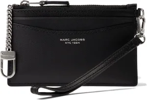 Marc Jacobs The Top Zip Wristlet Wallet Black One Size