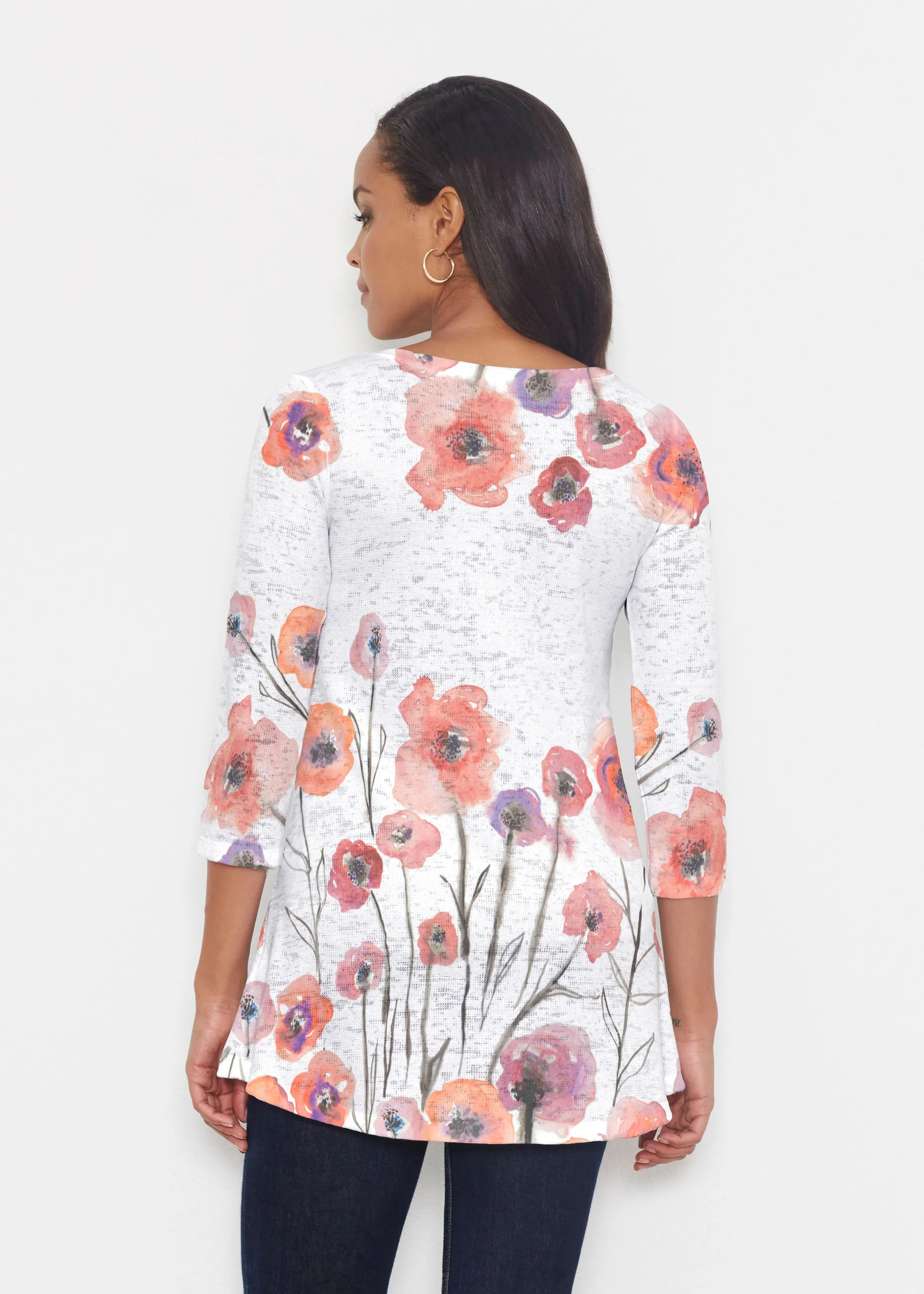 Meadow (7848) ~ Katherine Hi-Lo Thermal Tunic