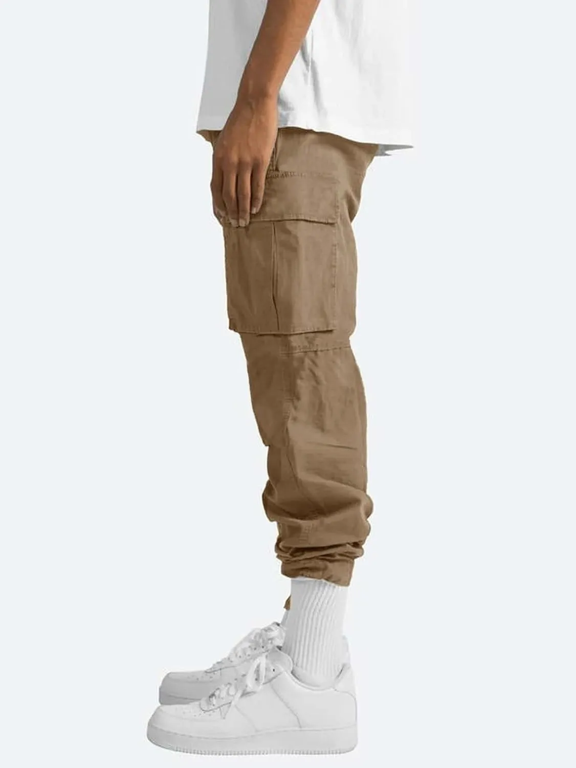 Mens Cargo Pants Straight Casual Trendy Loose Slim Fit Joggers Sweatpants Outdoor Lightweight Athletic Walking Trouser